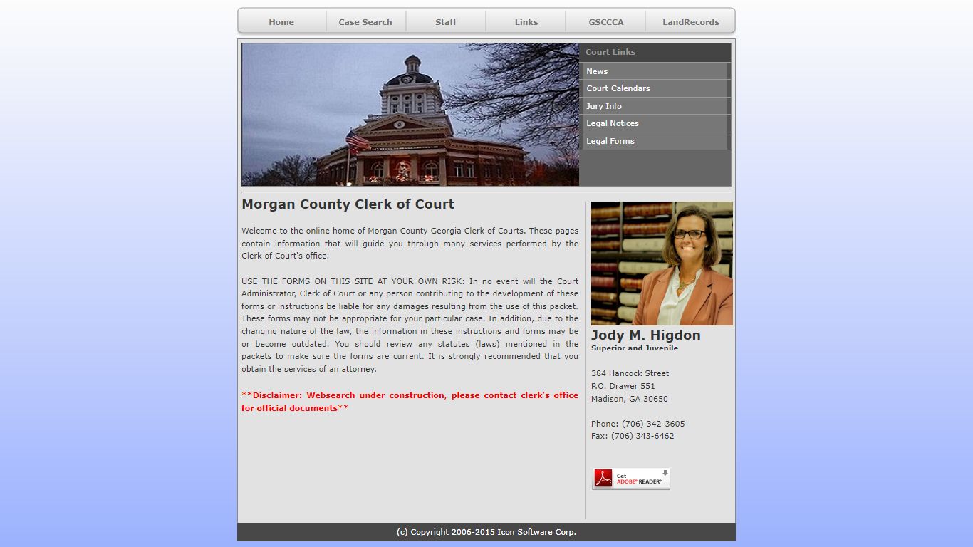 Morgan County Clerk of Court